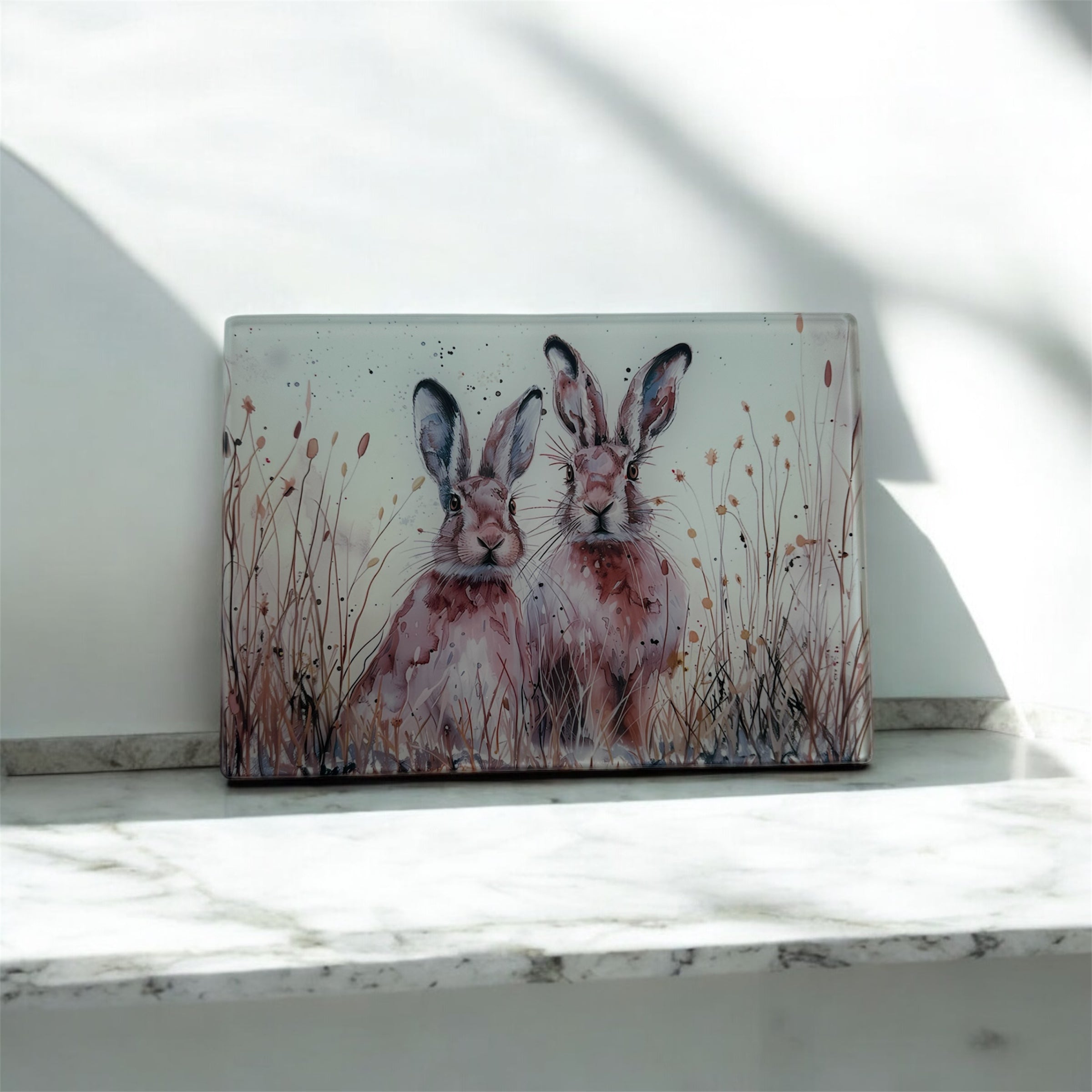 Hare Glass Chopping Board
