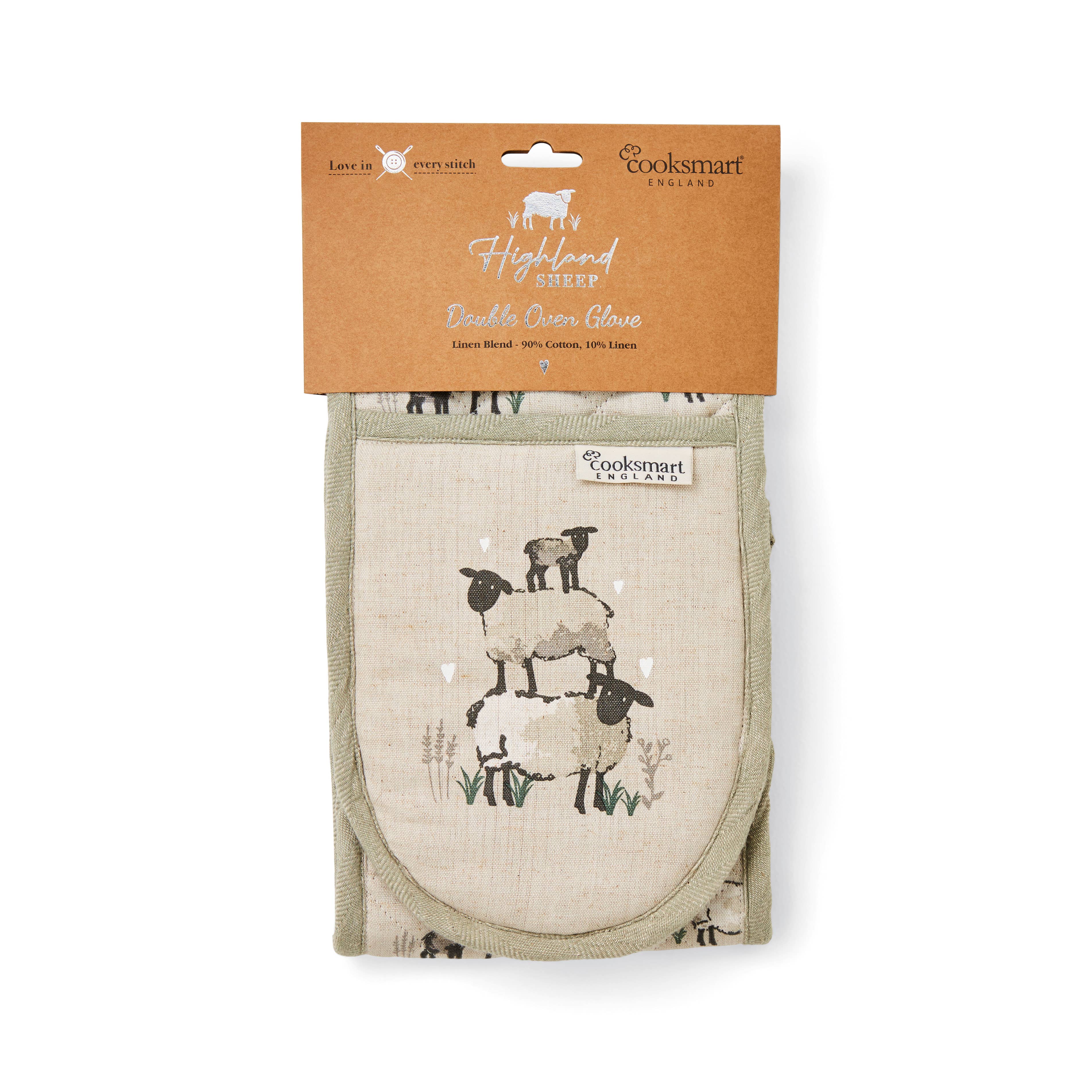 Highland Sheep Double Oven Glove
