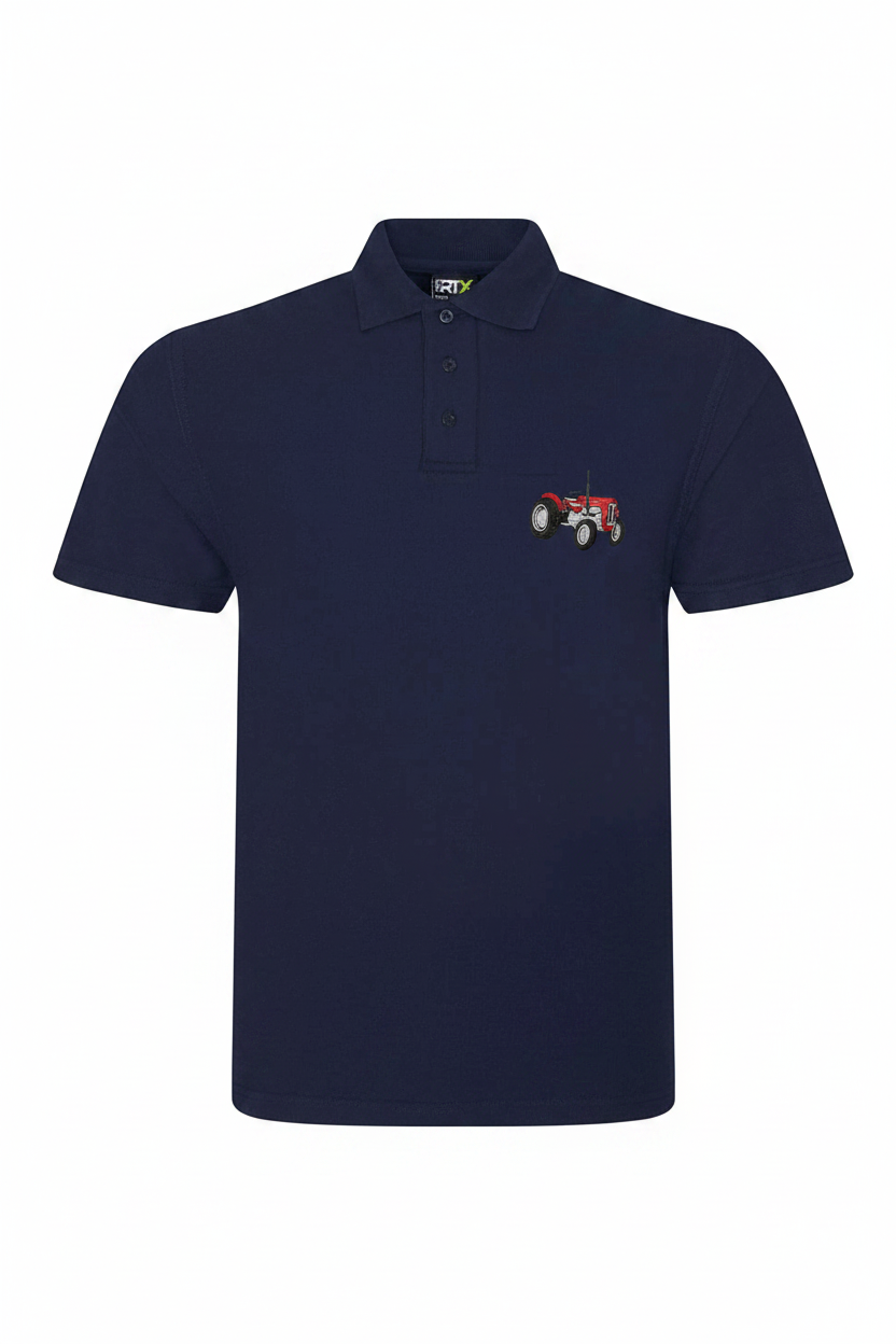 Massey Ferguson embroidered polo shirt - Navy