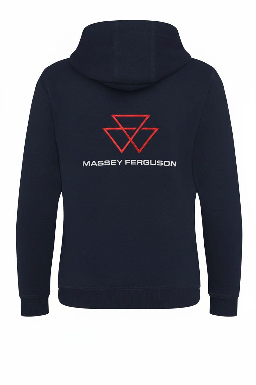 Massey Ferguson embroidered hoodie - Navy