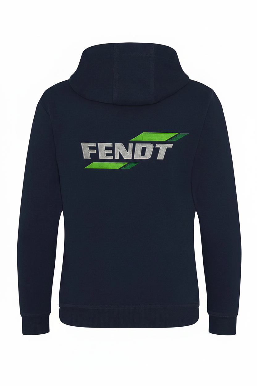 Fendt embroidered hoodie - Navy