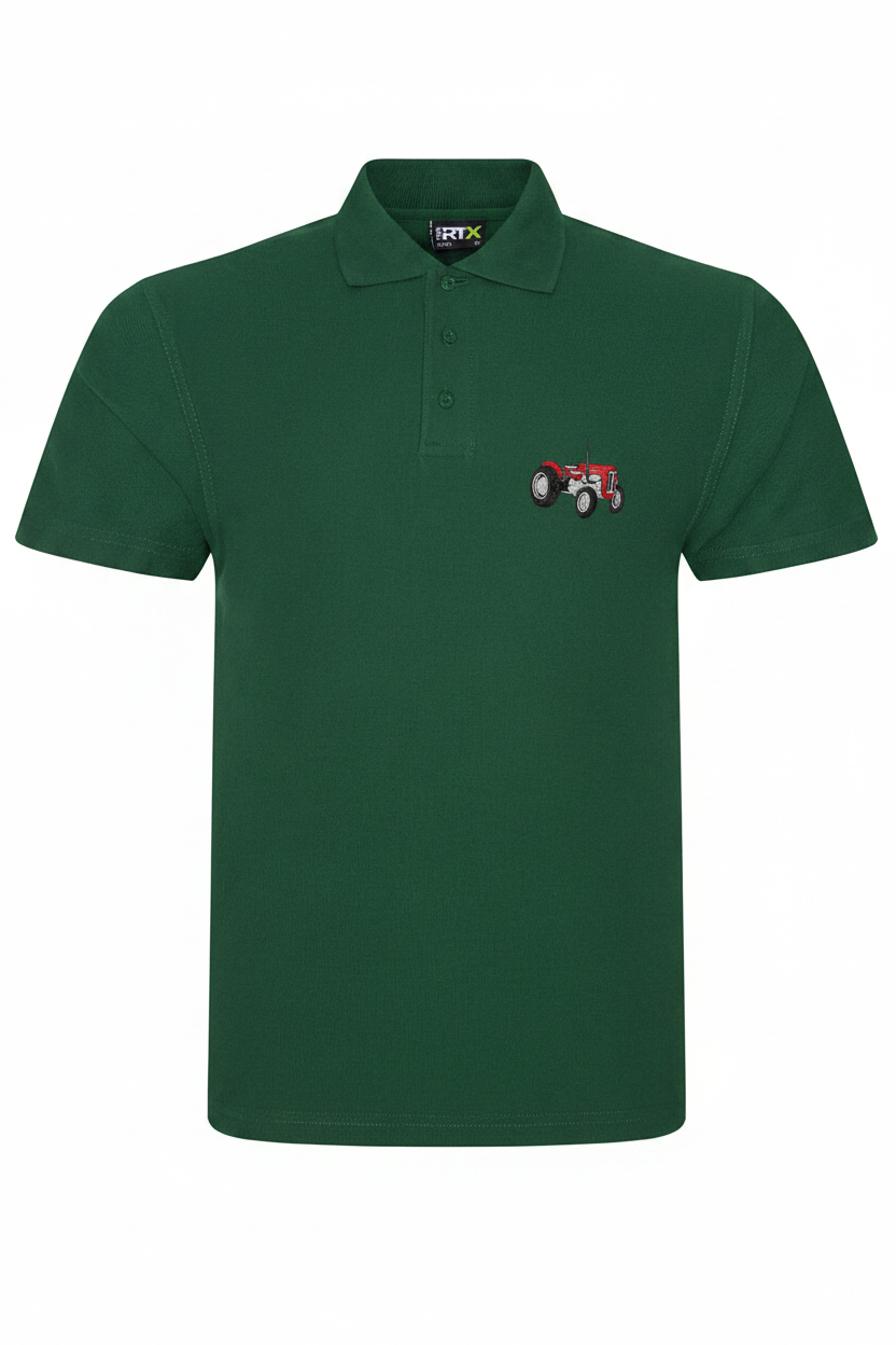 Massey Ferguson embroidered polo shirt - Bottle Green