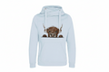 Cross Neck Highland Cow Hoodie