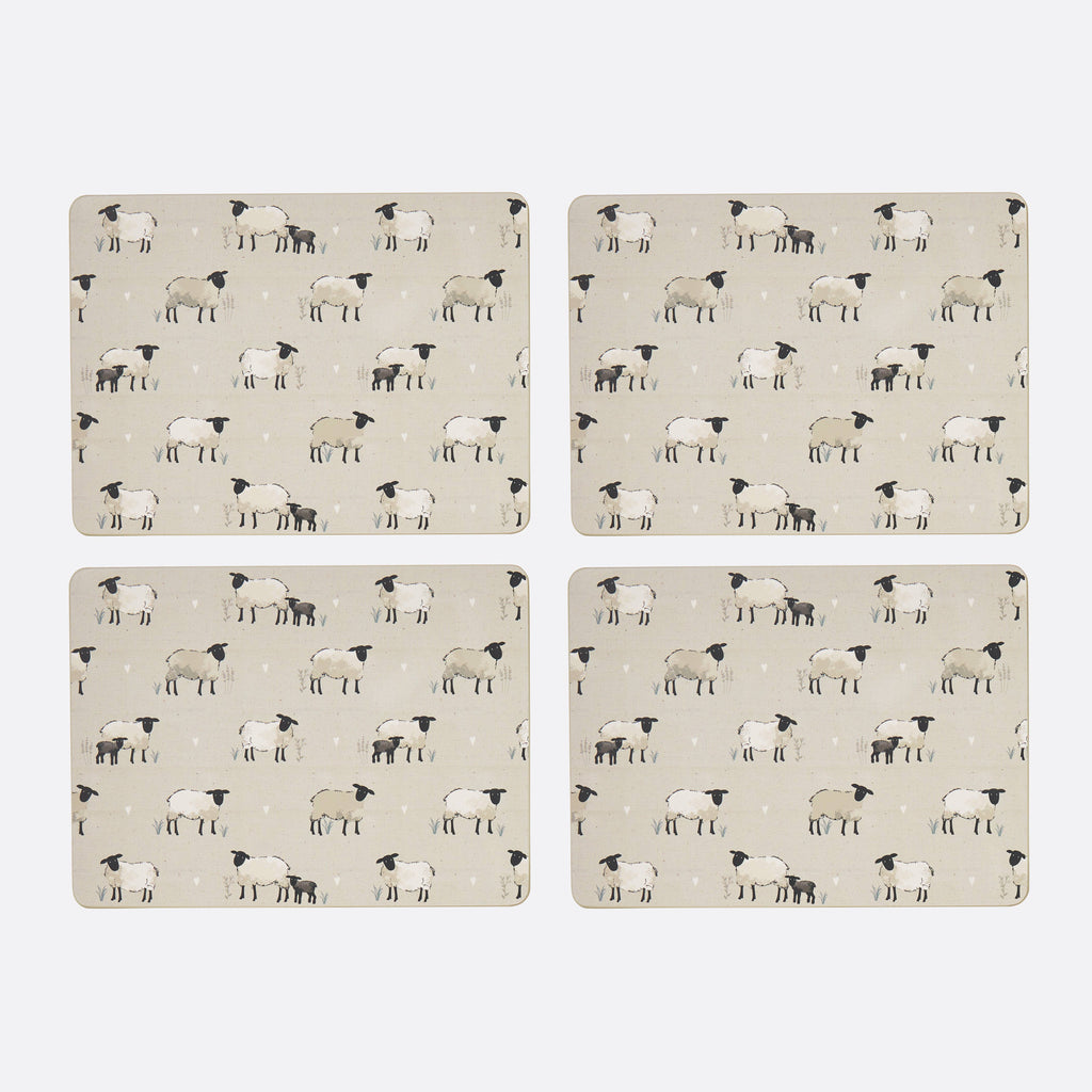 Sheep Placemats - Set of 4