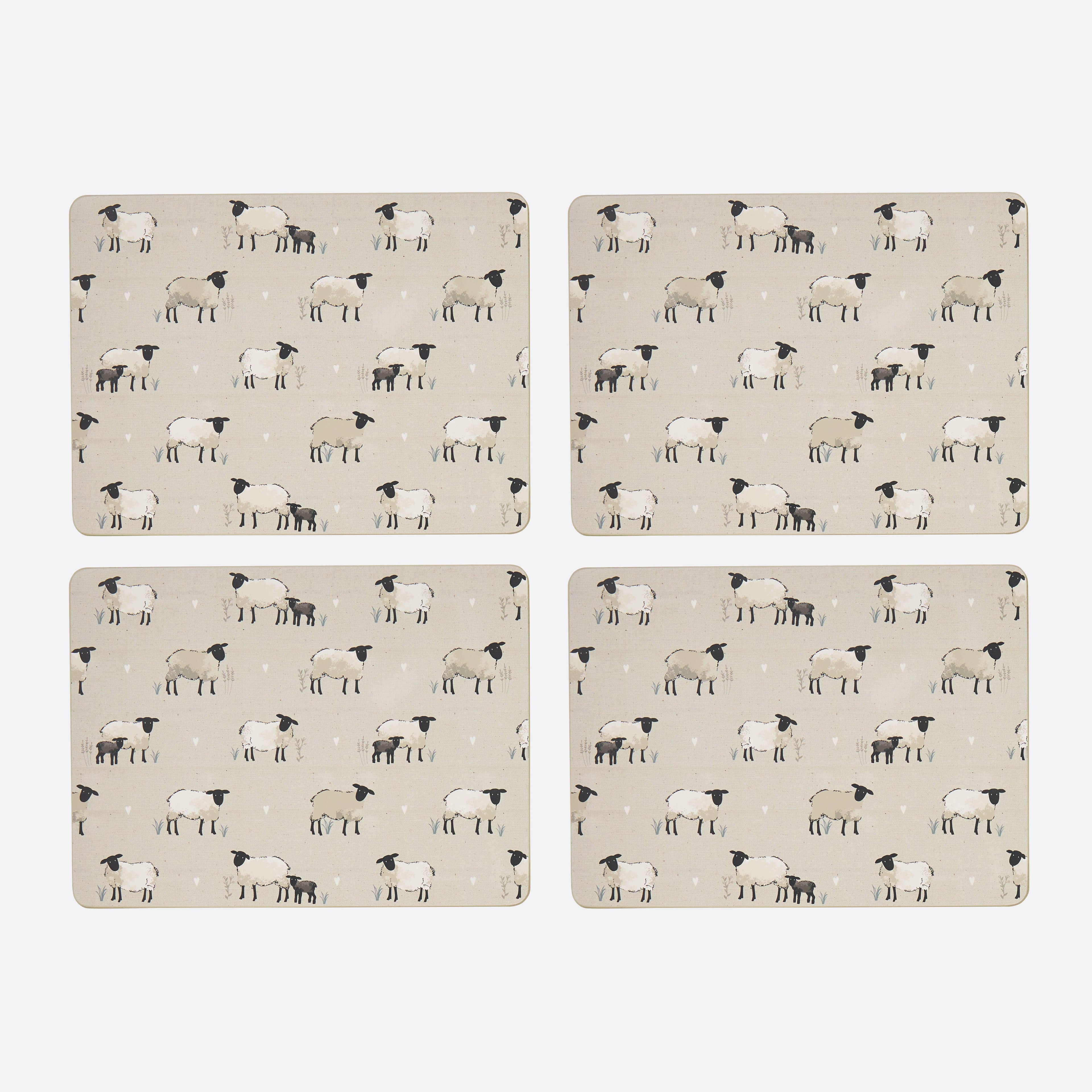 Sheep Placemats - Set of 4
